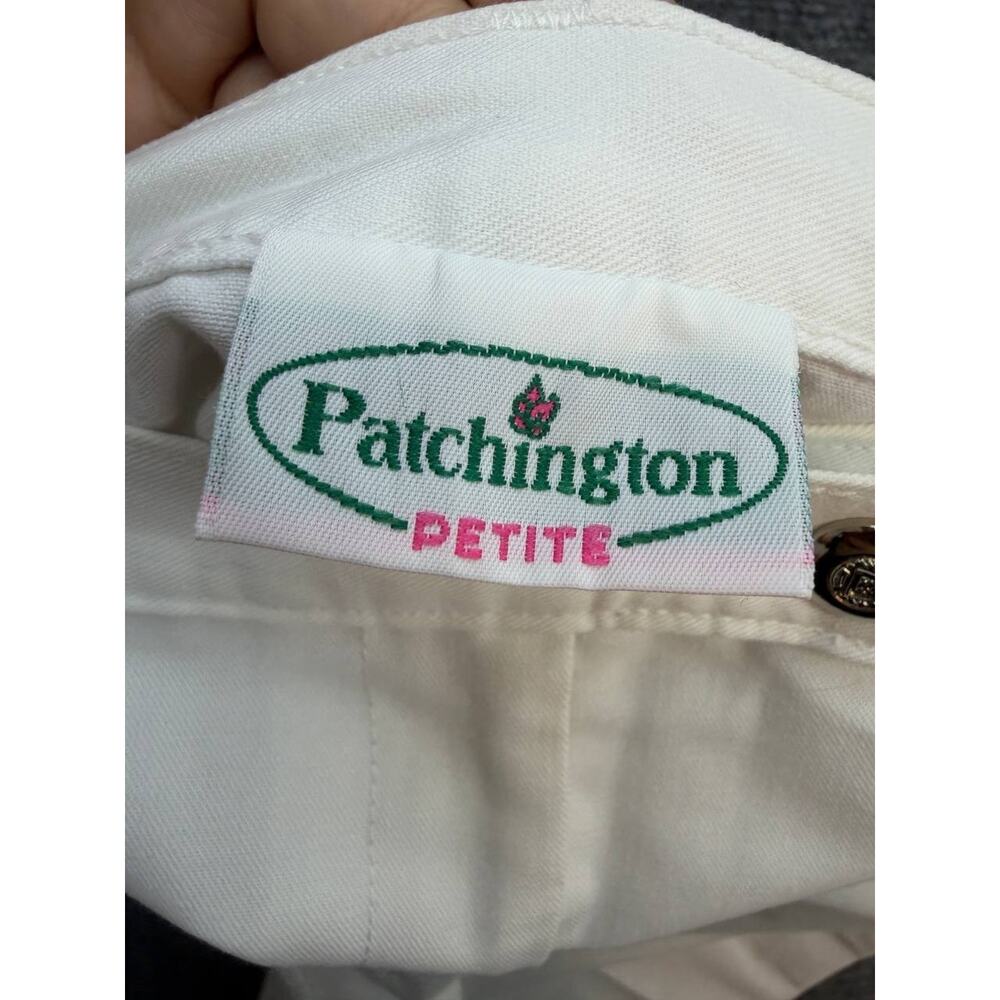Patchington Petite Women’s Size 32 White Pleated Straight Leg Dress Pants - Picture 6 of 9